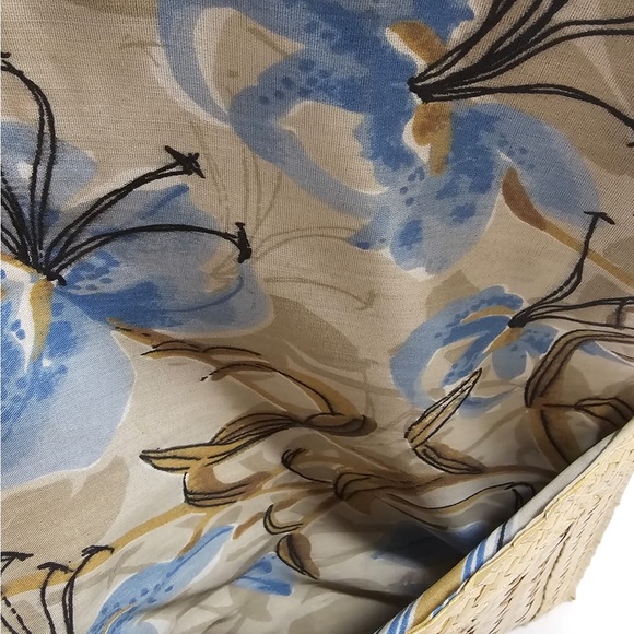 Woven Straw Summer Clutch - Neutral Boho Envelope Handbag - Picture 3 of 4